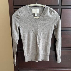 Banana Republic Light Brown V-Neck Sweater Women XXS